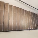 Tile design of stairs | Shans Carpets And Fine Flooring Inc