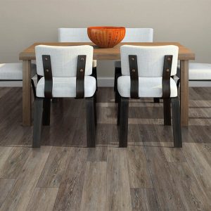 Small dining table on Luxury vinyl floor | Shans Carpets And Fine Flooring Inc