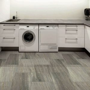 Luxury Vinyl flooring of laundry room | Shans Carpets And Fine Flooring Inc