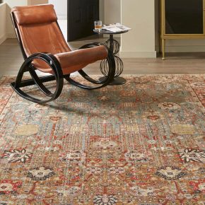 Armchair on Area Rug | Shans Carpets And Fine Flooring Inc