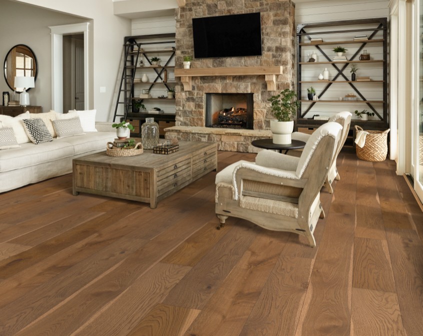 Hardwood flooring for living room | Shans Carpets and fine flooring INC