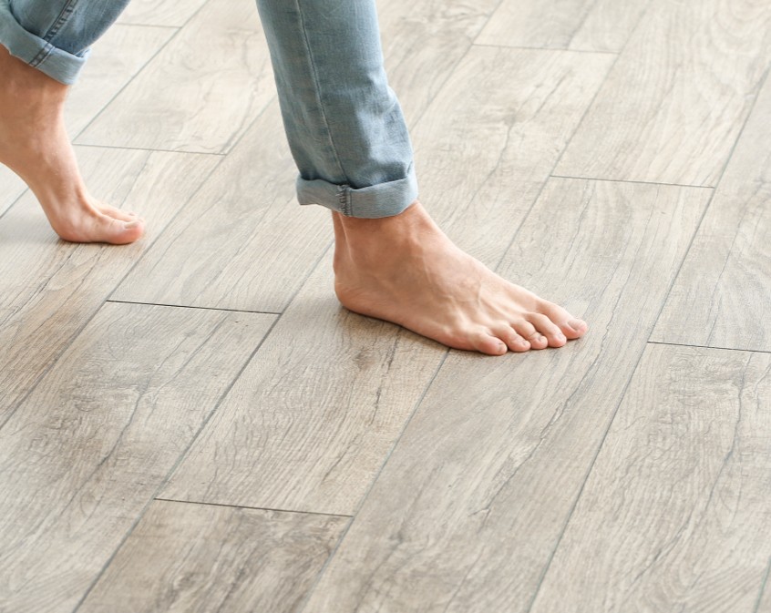 Walking on laminate flooring | Shans Carpets And Fine Flooring Inc