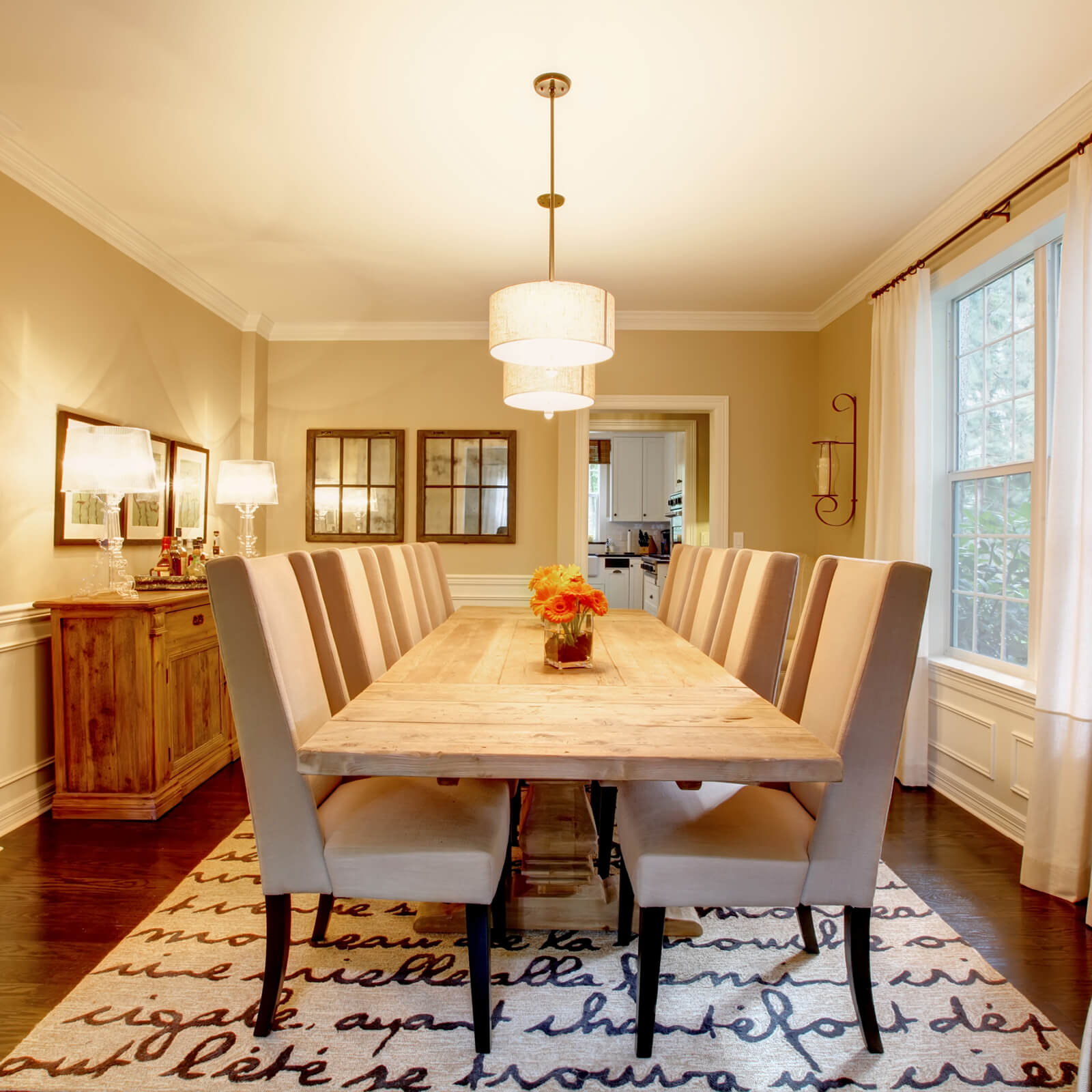 Dining room flooring | Shans Carpets And Fine Flooring Inc