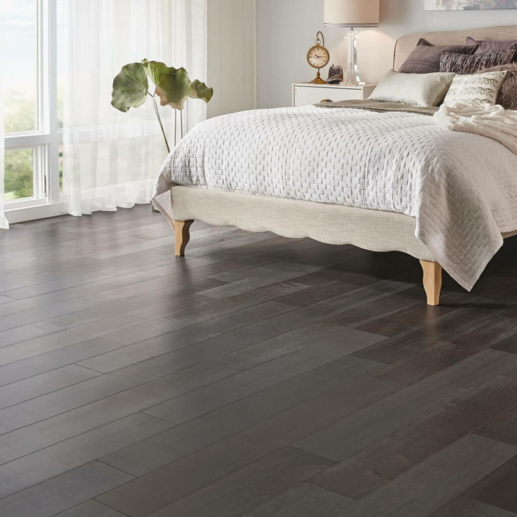 Bedroom hardwood flooring | Shans Carpets And Fine Flooring Inc